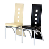 Modern-Black-Faux-Leather-High-Back-Dining-Chairs-With-Square-Open-Pattern-Metal-Legs-Set-of-6