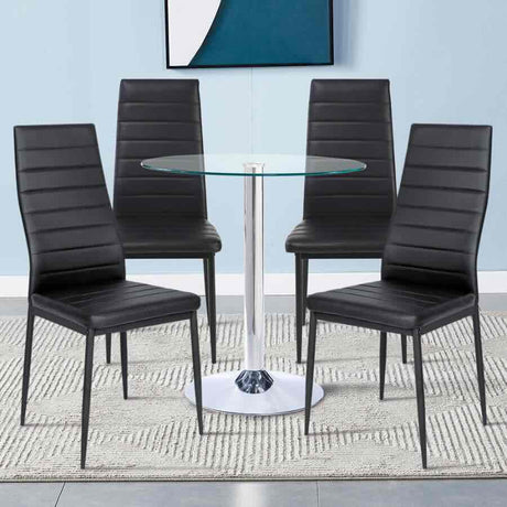 Modern-Black-Faux-Leather-Horizontal-Stitched-Dining-Chair-With-Black-Metal-Legs-Set-of-6