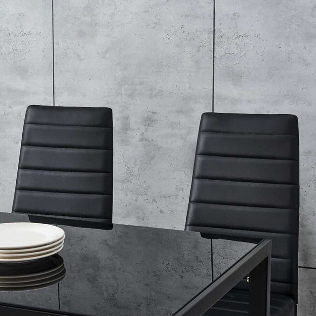 Modern-Black-Faux-Leather-Horizontal-Stitched-Dining-Chair-With-Black-Metal-Legs-Set-of-6