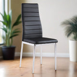 Modern-Black-Faux-Leather-Horizontal-Stitched-Dining-Chair-With-Chrome-Metal-Legs-Set-of-6