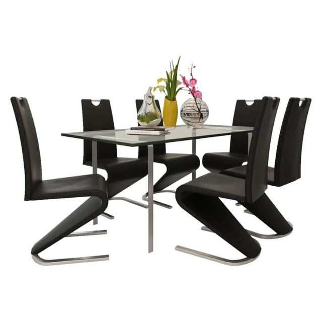 Modern-Black-Faux-Leather-Z-shape-Dining-Chair-With-Cantilever-Base-_-Chrome-Details-Set-of-2