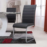 Modern-Black-Leather-Cantilever-Dining-Chair-Horizontal-Stitching-Metal-Legs-Set-of-2