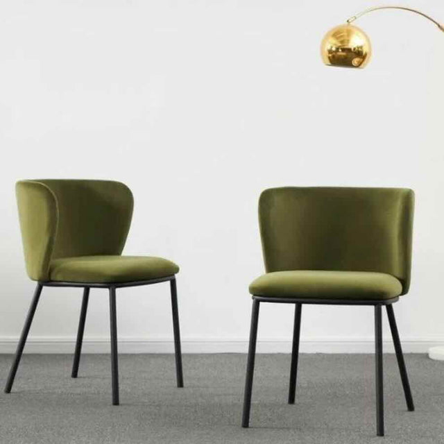 Modern-Black-Linen-Dining-Velvet-Green-Metal-Legs