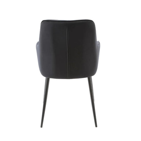 Modern-Black-Velvet-Buttoned-Back-Dining-Chair-With-Black-Metal-Legs