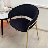 Modern-Black-Velvet-Curved-Back-Dining-Chair-Floating-Gold-Base-Set-of-2