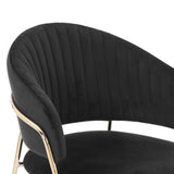 Modern-Black-Velvet-Curved-Back-Dining-Chair-Floating-Gold-Base-Set-of-2