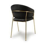 Modern-Black-Velvet-Curved-Back-Dining-Chair-Floating-Gold-Base-Set-of-2