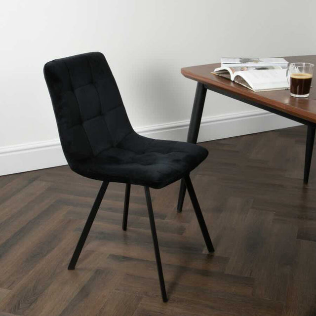 Modern-Black-Velvet-Dining-Chair-With-Waffled-Stitching-_-Black-Metal-Legs-Set-of-2