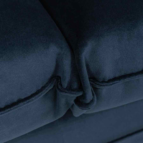 Modern-Blue-Fabric-2-Seater-Corner-Sofa-With-Black-Metal-Legs-180cm