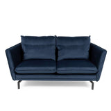 Modern-Blue-Fabric-2-Seater-Corner-Sofa-With-Black-Metal-Legs-180cm