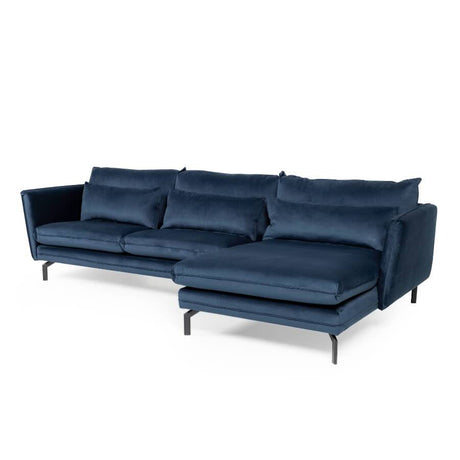 Modern-Blue-Fabric-3-Seater-Corner-Sofa-With-Black-Metal-Legs-200cm