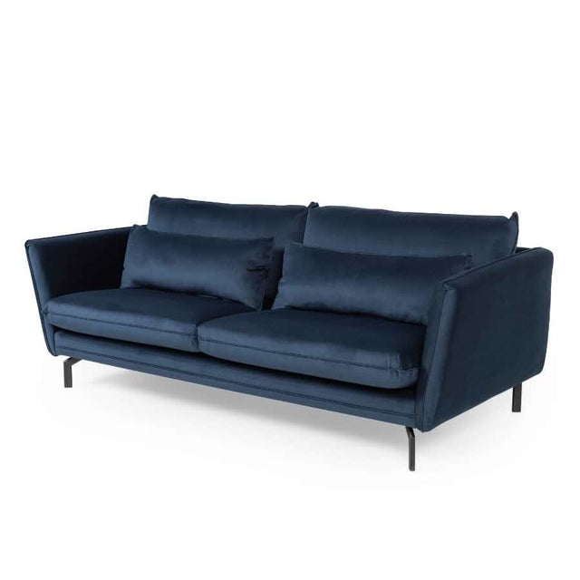 Modern-Blue-Fabric-3-Seater-Standard-Sofa-With-Black-Metal-Legs-240cm