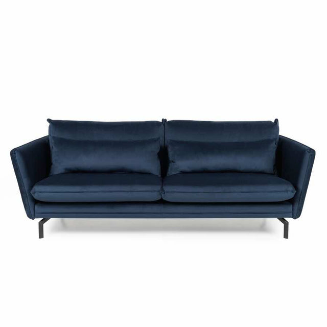 Modern-Blue-Fabric-3-Seater-Standard-Sofa-With-Black-Metal-Legs-240cm