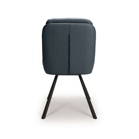 Modern-Blue-Leather-Swivel-Dining-Chair-Black-Metal-Legs