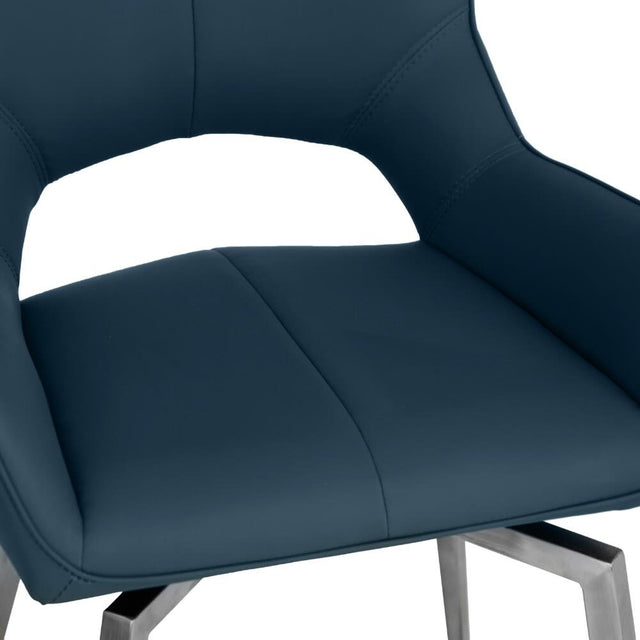 Modern-Blue-PU-Leather-Swivel-Dining-Chair-Metal-Legs-Set-of-2