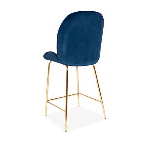 Modern-Blue-Velvet-Backed-Bar-Stool-Gold-Legs-Set-of-2