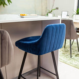 Modern-Blue-Velvet-Bar-Stool-Black-Metal-Legs