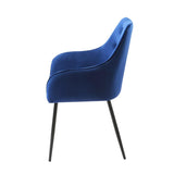 Modern-Blue-Velvet-Buttoned-Back-Dining-Chair-With-Black-Metal-Legs