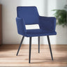 Newport Modern Velvet Dining Chair Set of 2 WIth Armrests