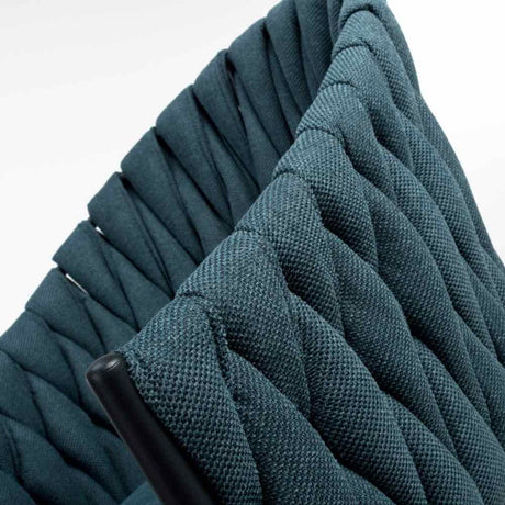 Modern-Blue-Weave-Braided-Dining-Chair-Black-Metal-Legs-Set-of-2