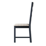 Modern-Blue-Wood-Dining-Chair-With-Cream-Fabric-Seat-Set-of-2