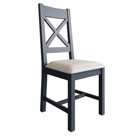 Modern-Blue-Wood-Dining-Chair-With-Cream-Fabric-Seat-Set-of-2