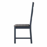 Modern-Blue-Wood-Dining-Chair-With-Grey-Fabric-Seat-Set-of-2