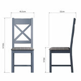 Modern-Blue-Wood-Dining-Chair-With-Grey-Fabric-Seat-Set-of-2