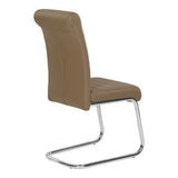 Modern-Brown-Faux-Leather-Cantilever-Dining-Chair-With-Horizontal-Stitching-_-Chrome-Metal-Base-Set-of-2