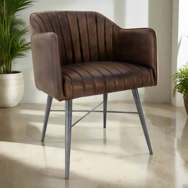 Modern-Brown-PU-Leather-Dining-Chair-Set-of-2