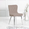 Modern-Brown-Velvet-Dining-Chairs-With-Deep-Buttoned-Back