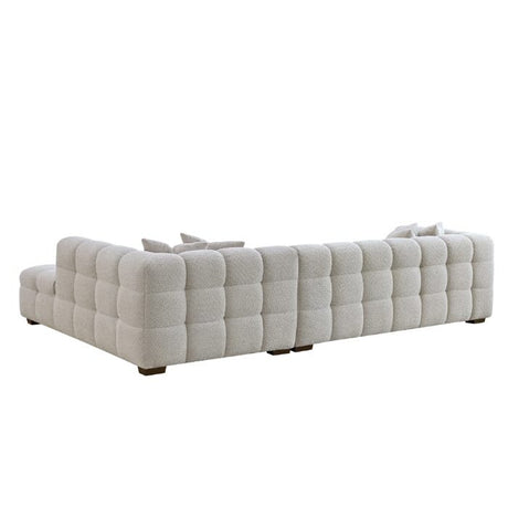 Modern-Cream-Boucle-Corner-Sofa-With-Block-Stitching-4-Seater