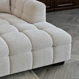 Modern-Cream-Boucle-Corner-Sofa-With-Block-Stitching-4-Seater