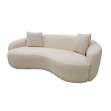 Modern-Cream-Boucle-Curved-Sofa-With-Boucle-Pillows-230cm