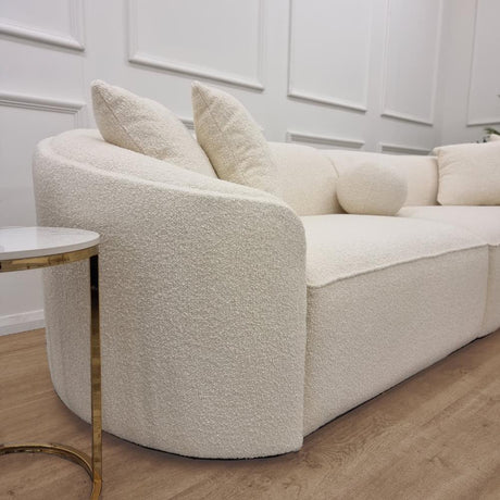 Modern-Cream-Boucle-Curved-Sofa-With-Boucle-Pillows-340cm