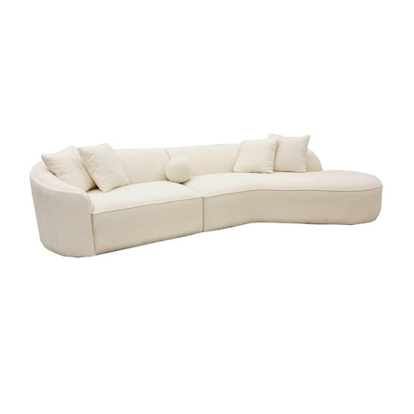 Modern-Cream-Boucle-Curved-Sofa-With-Boucle-Pillows-340cm