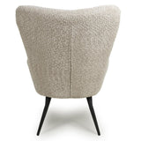 Arlo Modern Mink Textured Chenille Lounge Chair