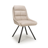 Modern-Cream-Leather-Swivel-Dining-Chair-Black-Metal-Legs