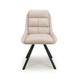 Modern-Cream-Leather-Swivel-Dining-Chair-Black-Metal-Legs