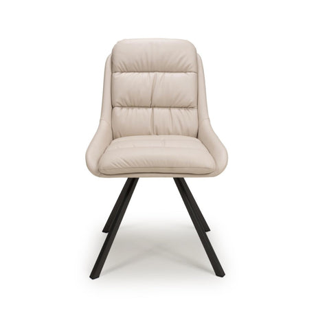 Modern-Cream-Leather-Swivel-Dining-Chair-Black-Metal-Legs