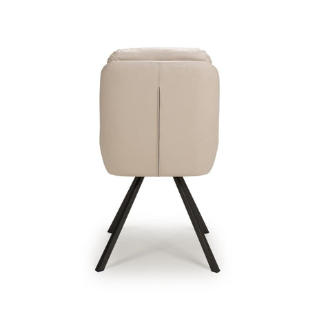 Modern-Cream-Leather-Swivel-Dining-Chair-Black-Metal-Legs