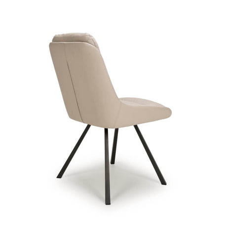 Modern-Cream-Leather-Swivel-Dining-Chair-Black-Metal-Legs