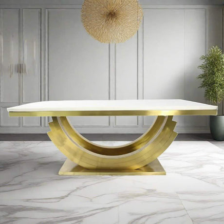 Modern-Cream-Marble-Rectangular-DIning-Table-With-Gold-Base