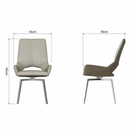 Modern-Cream-PU-Leather-Swivel-Dining-Chair-Metal-Legs-Set-of-2