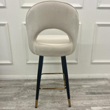 Modern-Cream-Velvet-Bar-Stool-Black-Metal-Legs-Gold-Tipped