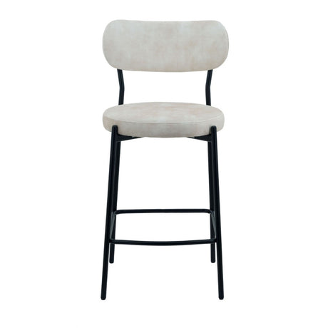 Modern-Cream-Velvet-Bar-Stool-Black-Metal-Legs-Set-of-2