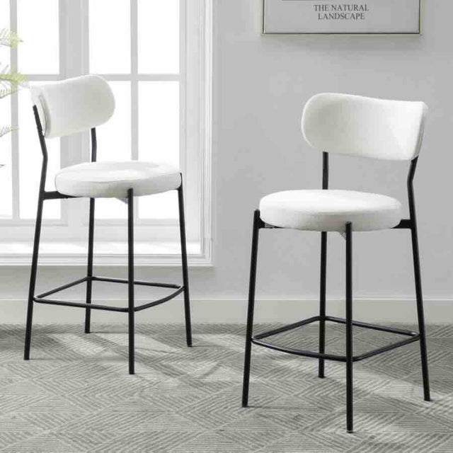 Modern-Cream-Velvet-Bar-Stool-Black-Metal-Legs-Set-of-2