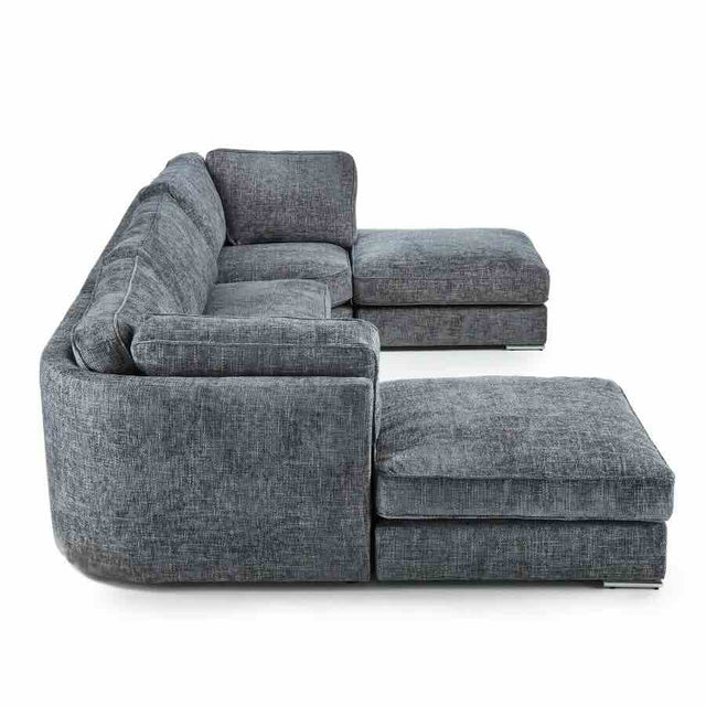 Modern-Dark-Grey-5-Seater-Fabric-U-Shaped-Sofa-With-2-Ottomans-335cm