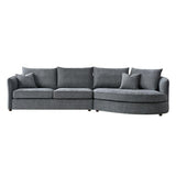 Modern-Dark-Grey-Boucle-3-Seater-Sofa-With-Corner-Chaise