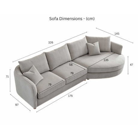 Modern-Dark-Grey-Boucle-3-Seater-Sofa-With-Corner-Chaise